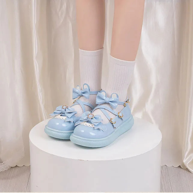Cute Bow Lolita Shoes