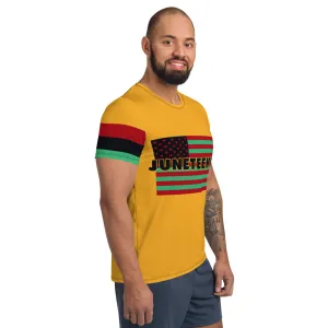 Descendantsof the Island Juneteenth 1 Men's Athletic T-shirt