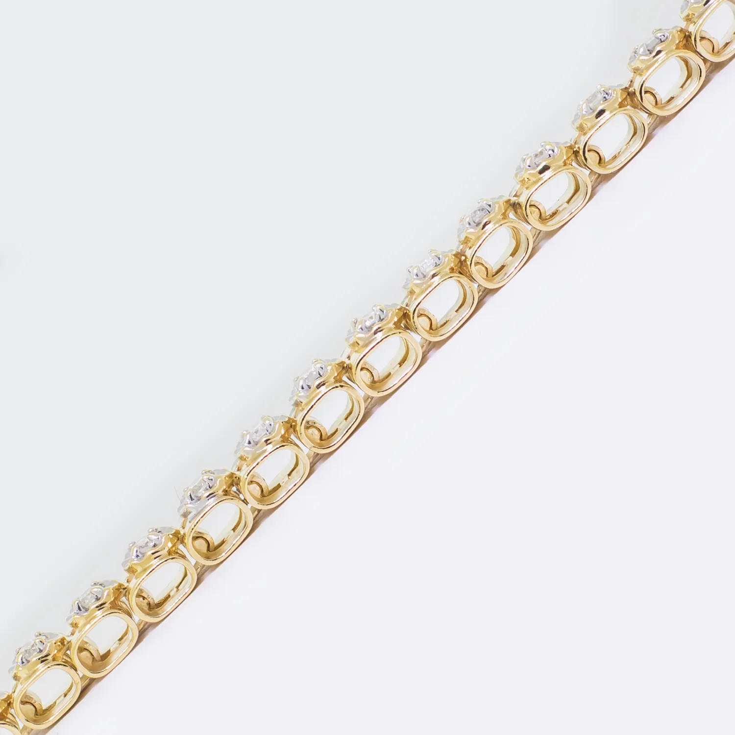 Diamond Tennis Bracelet -14K Yellow Gold - 1.00ct