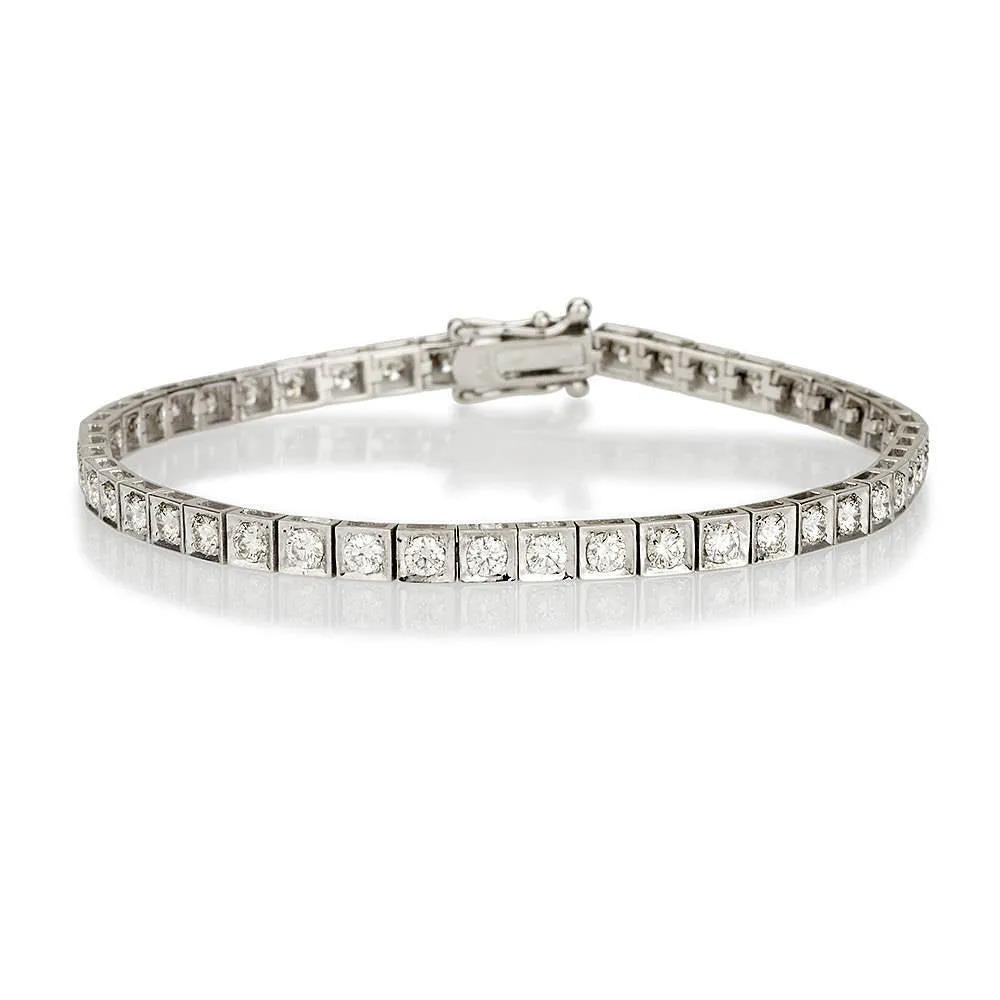 Diamond Tennis Bracelet 4.30CTW