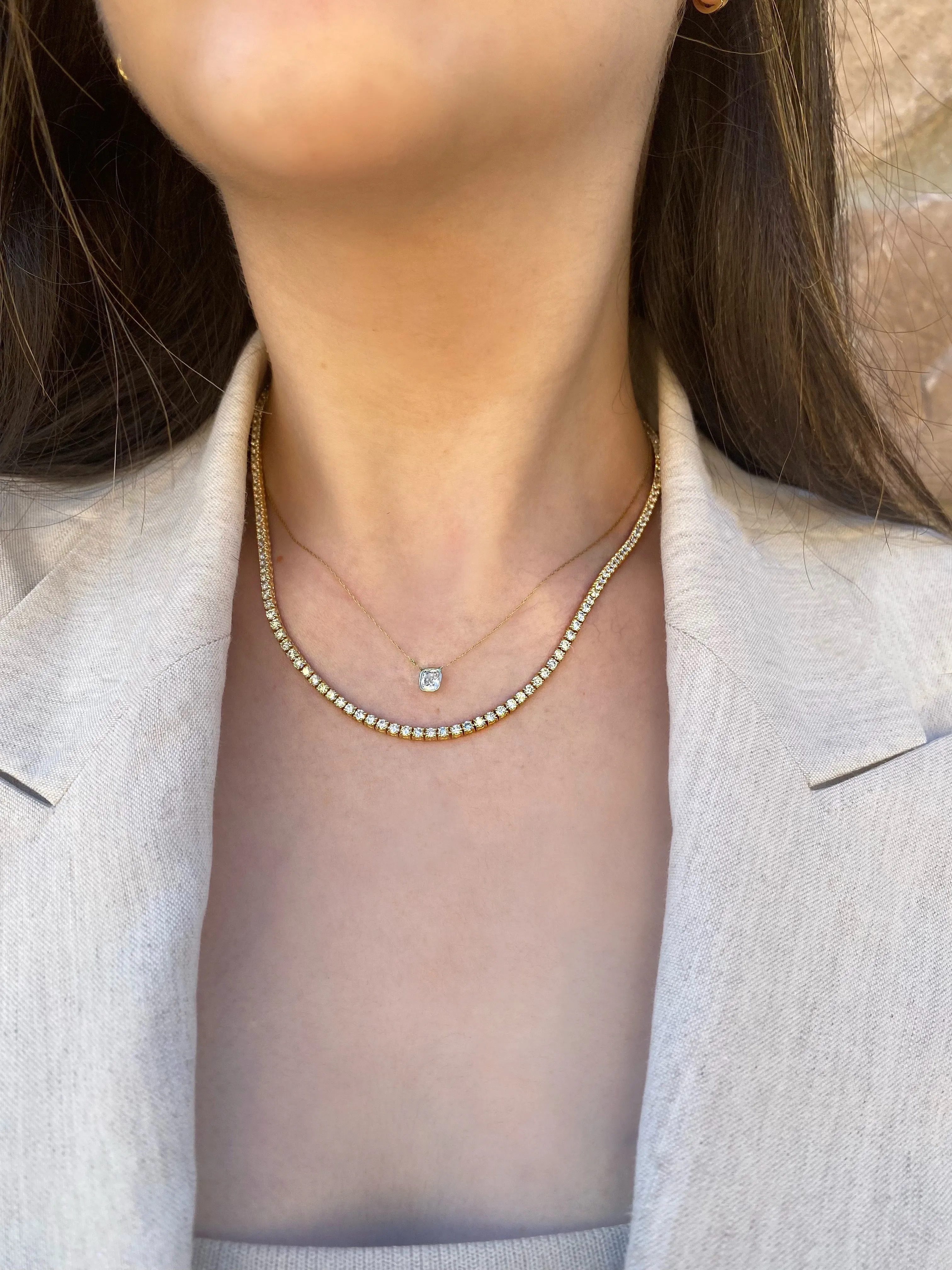 DIAMOND TENNIS NECKLACE