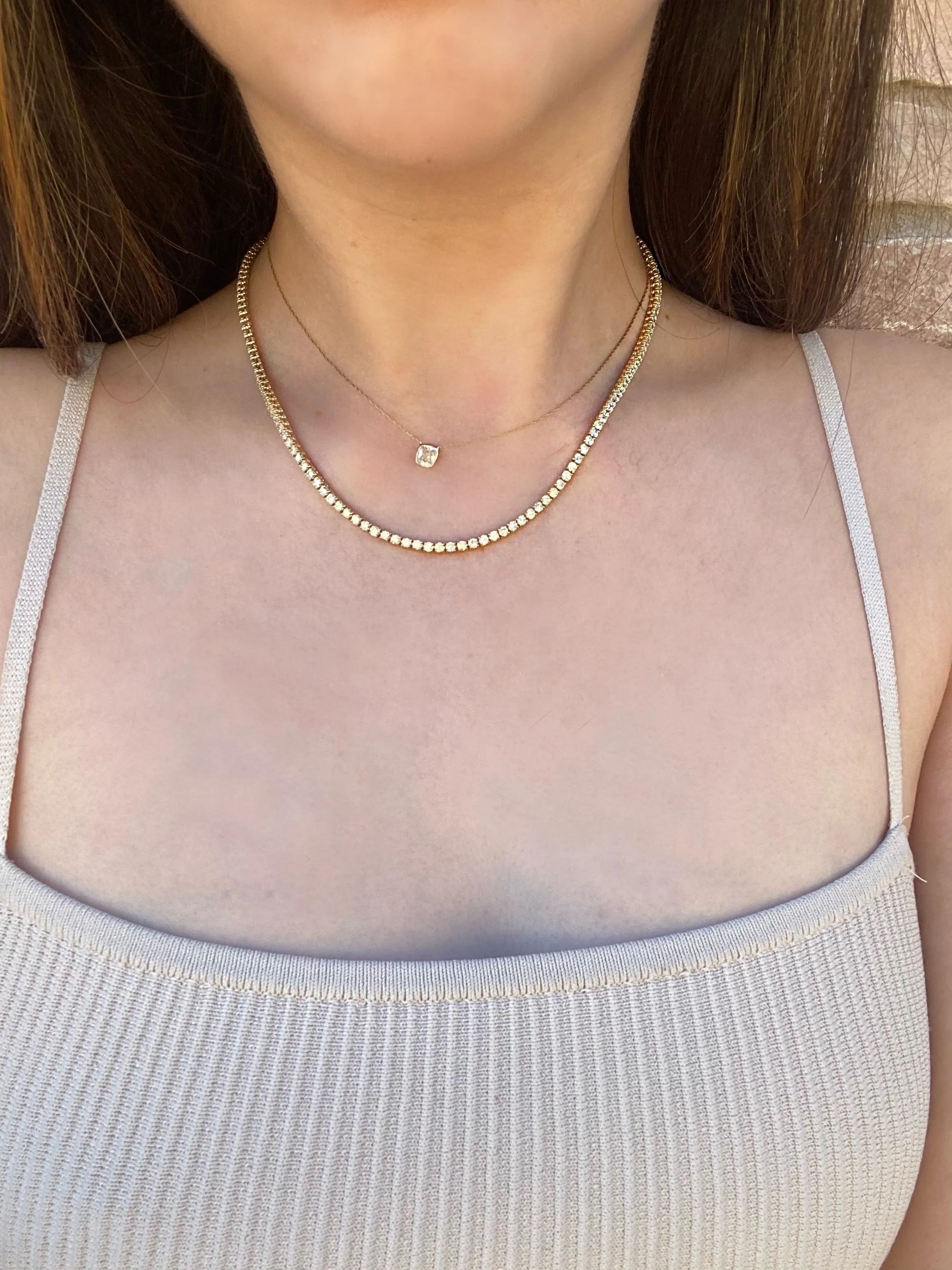 DIAMOND TENNIS NECKLACE
