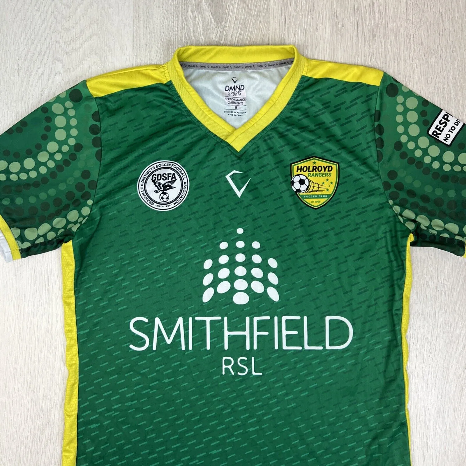 DMND Sports Holroyd Rangers Soccer Club Mens Football Jersey Size XL