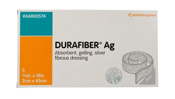 Durafiber AG Dressings 2cm x 45cm  x 5 | 386-2810