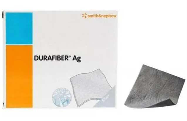 DuraFiber Ag Silver Antimicrobial Dressings 10cm x 10cm x 10