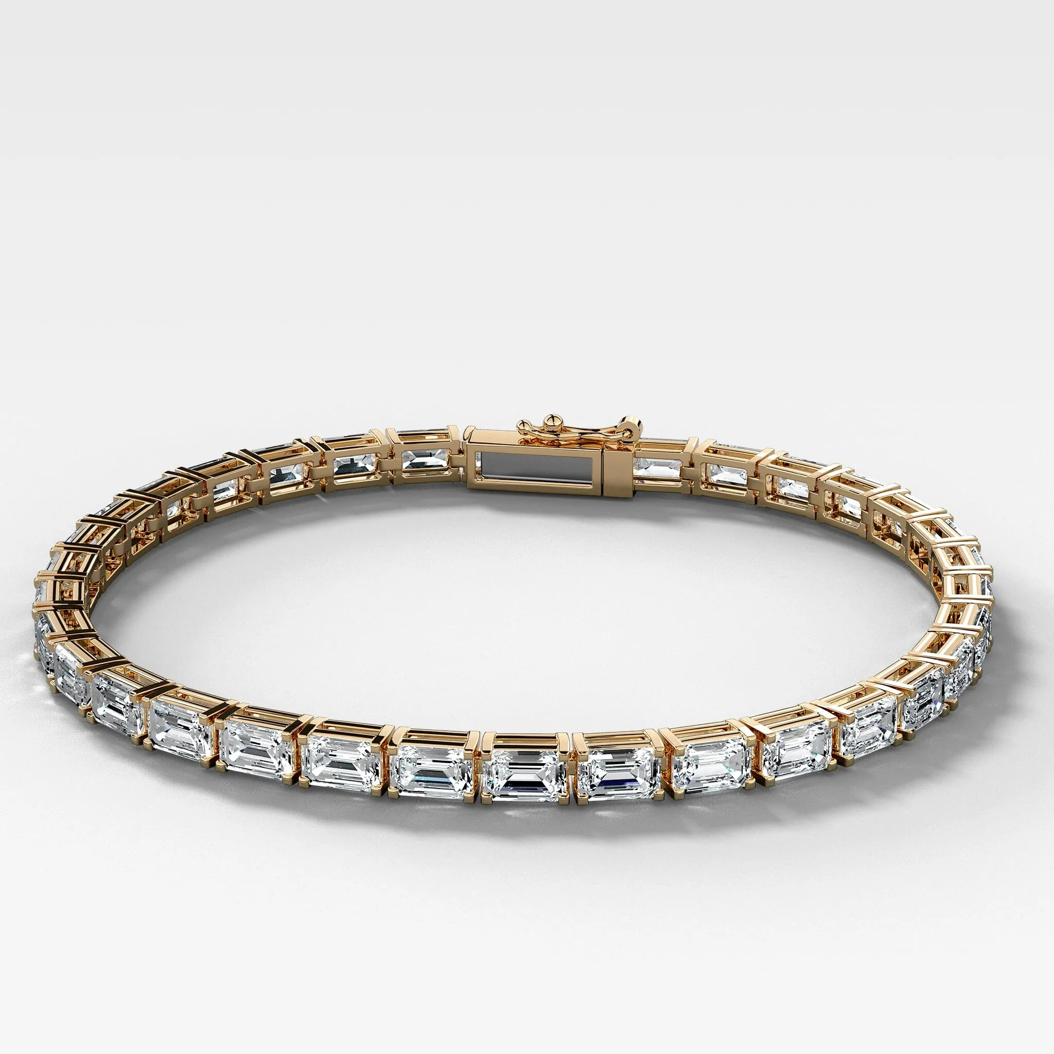 Emerald Cut Tennis Bracelet (10.50 carat)