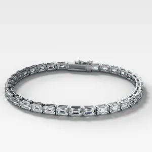 Emerald Cut Tennis Bracelet (10.50 carat)