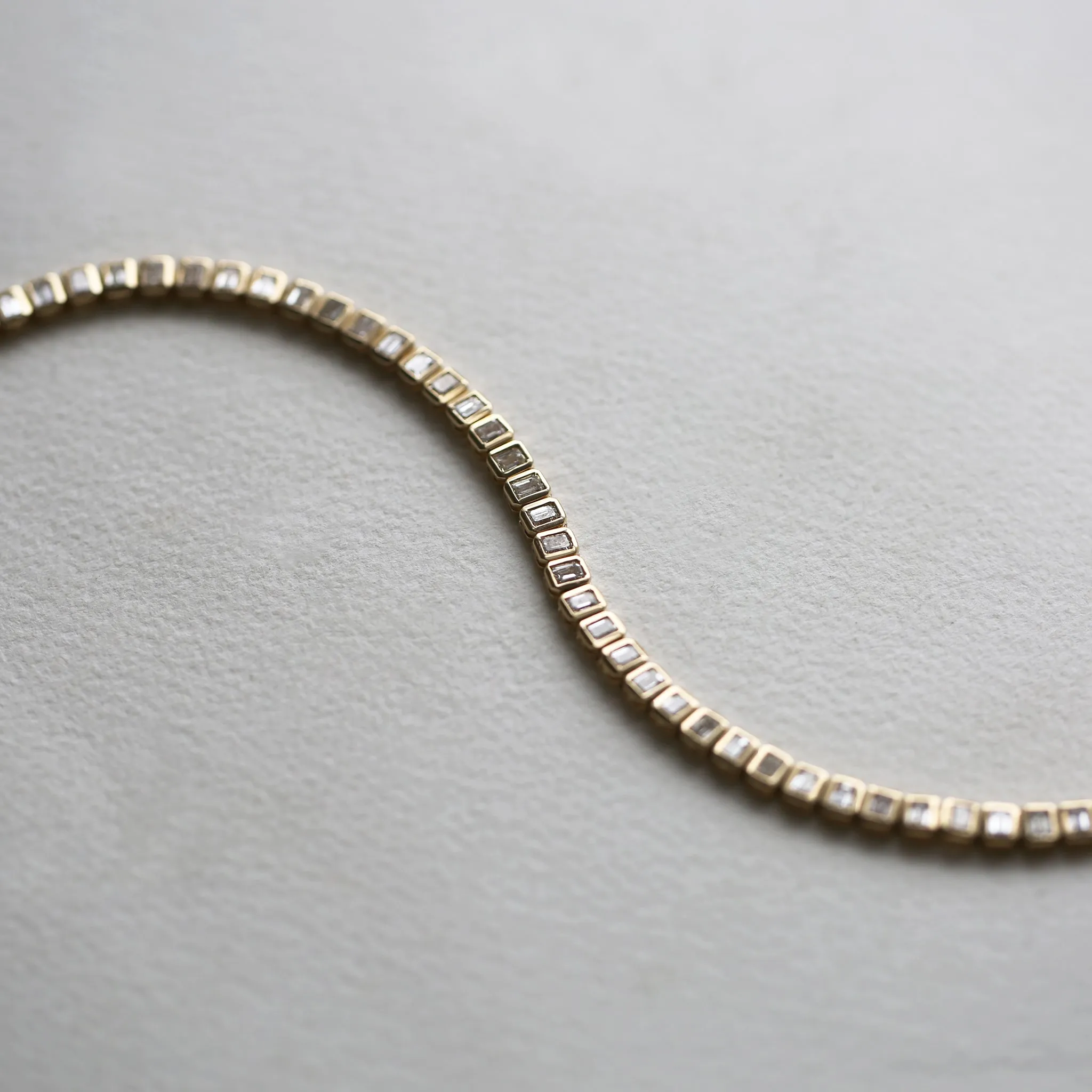 Emerald Cut Tennis Bracelet - Vertical