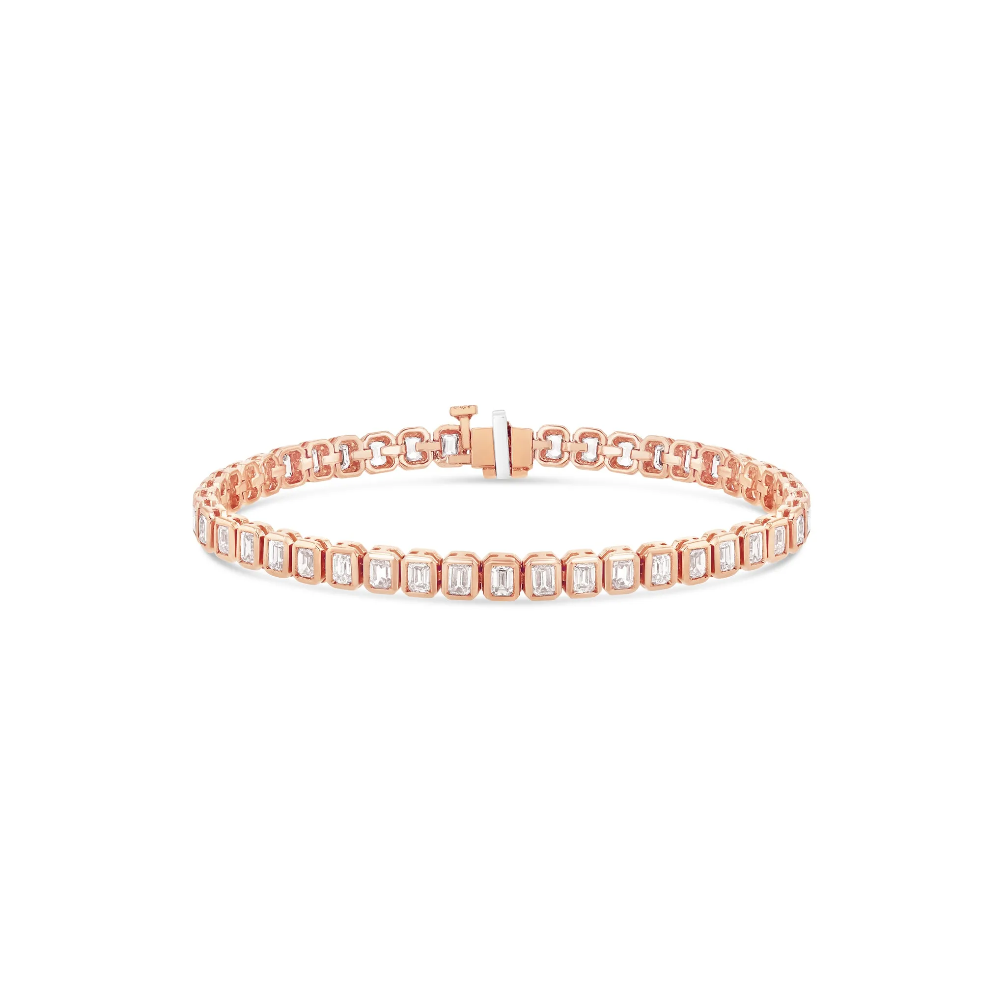 Emerald Cut Tennis Bracelet - Vertical