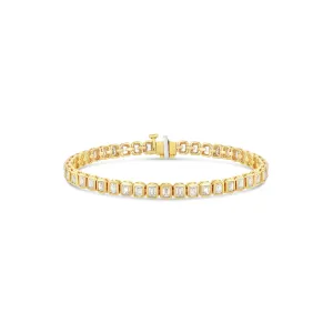 Emerald Cut Tennis Bracelet - Vertical