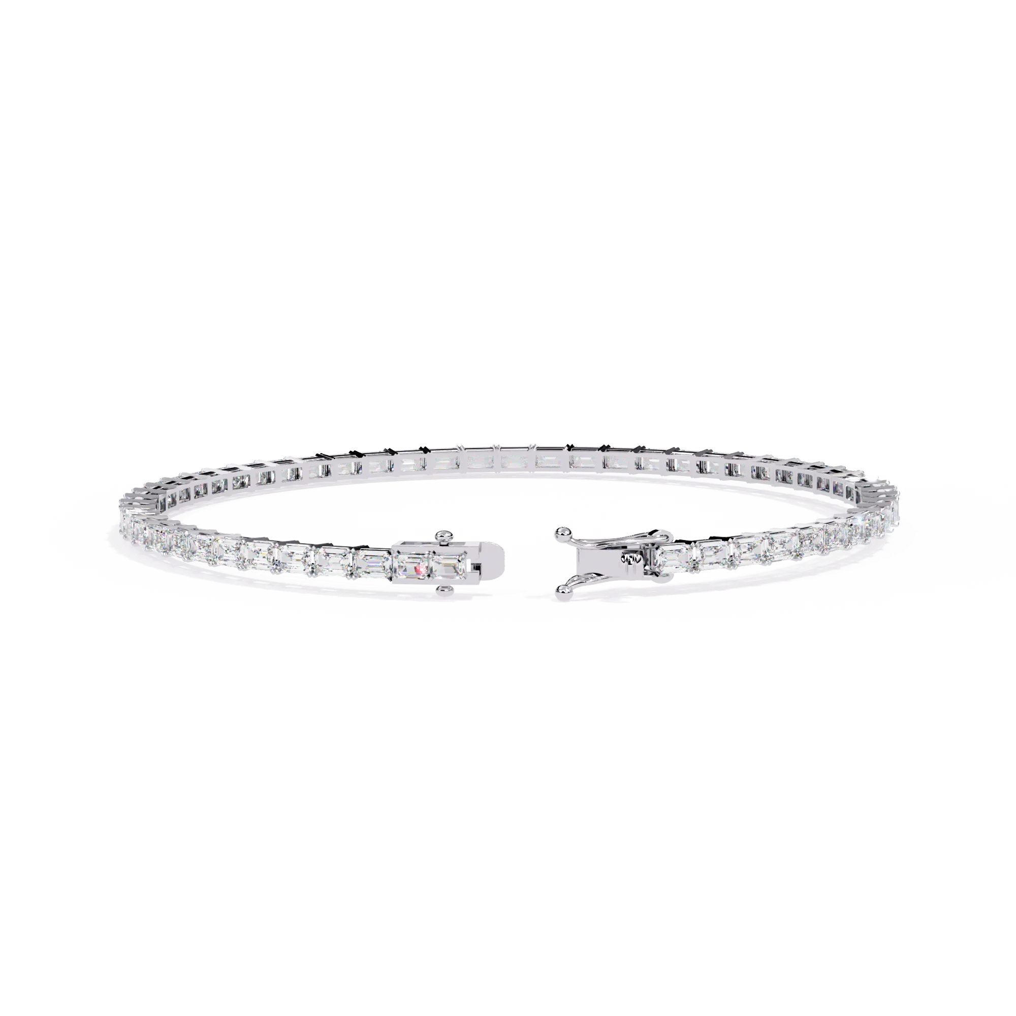 Emerald Cut Tennis Bracelet