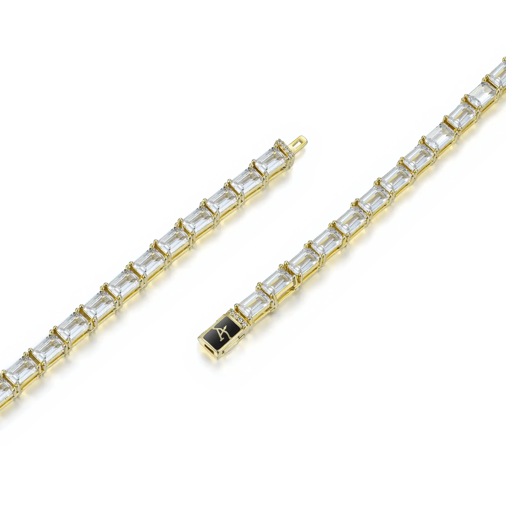 Emerald Cut Tennis Chain - 4mm