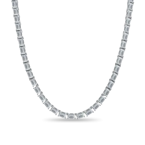 Emerald Cut Tennis Chain - 4mm