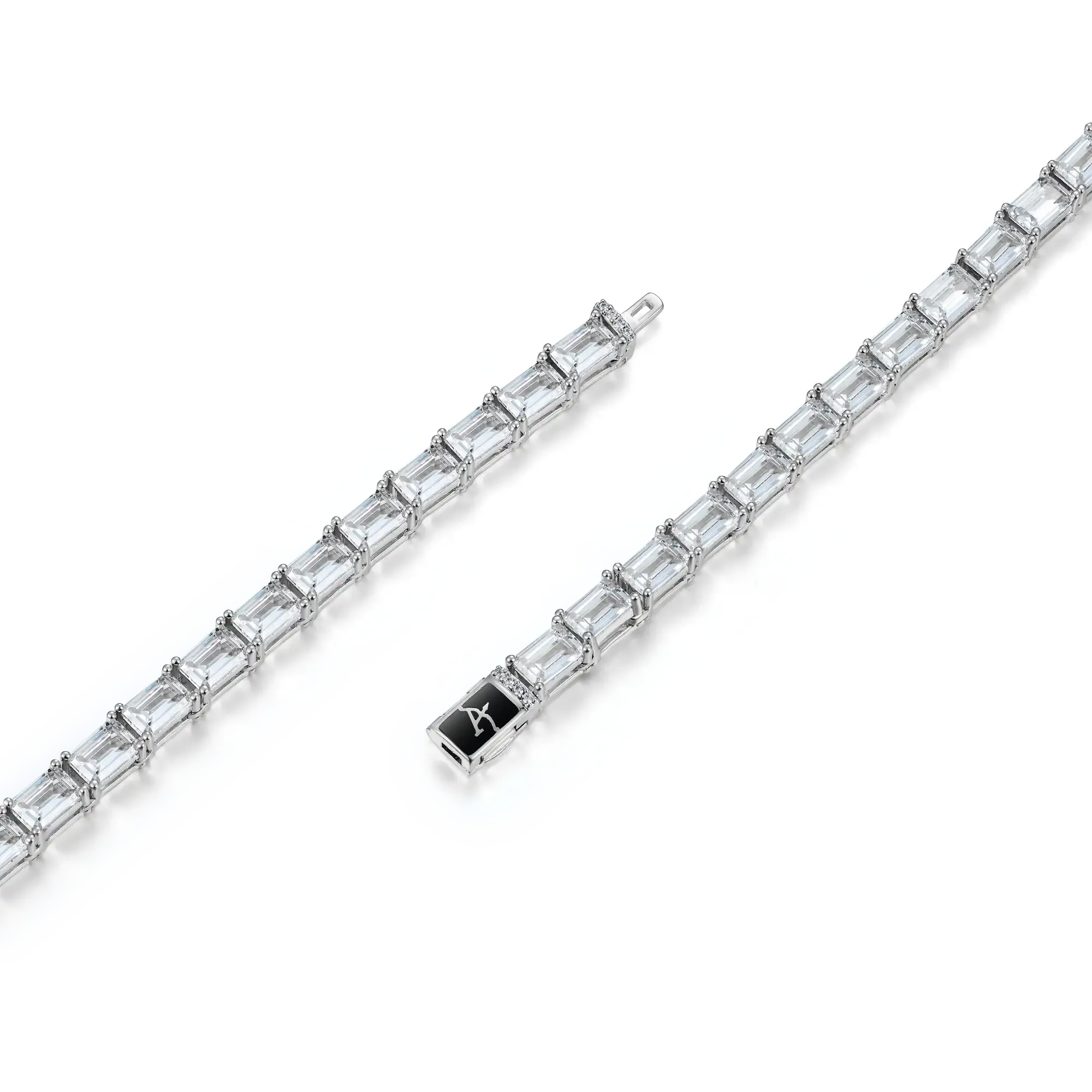 Emerald Cut Tennis Chain - 4mm