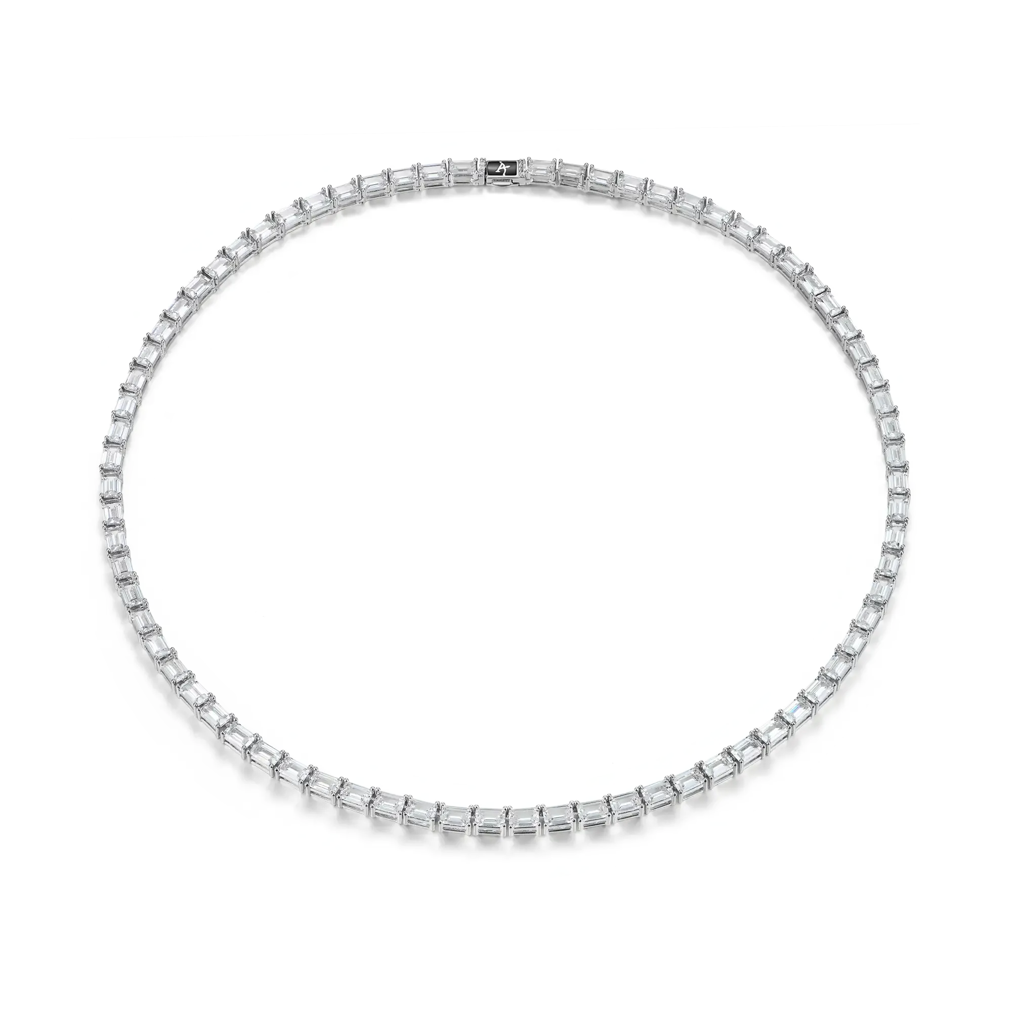 Emerald Cut Tennis Chain - 4mm