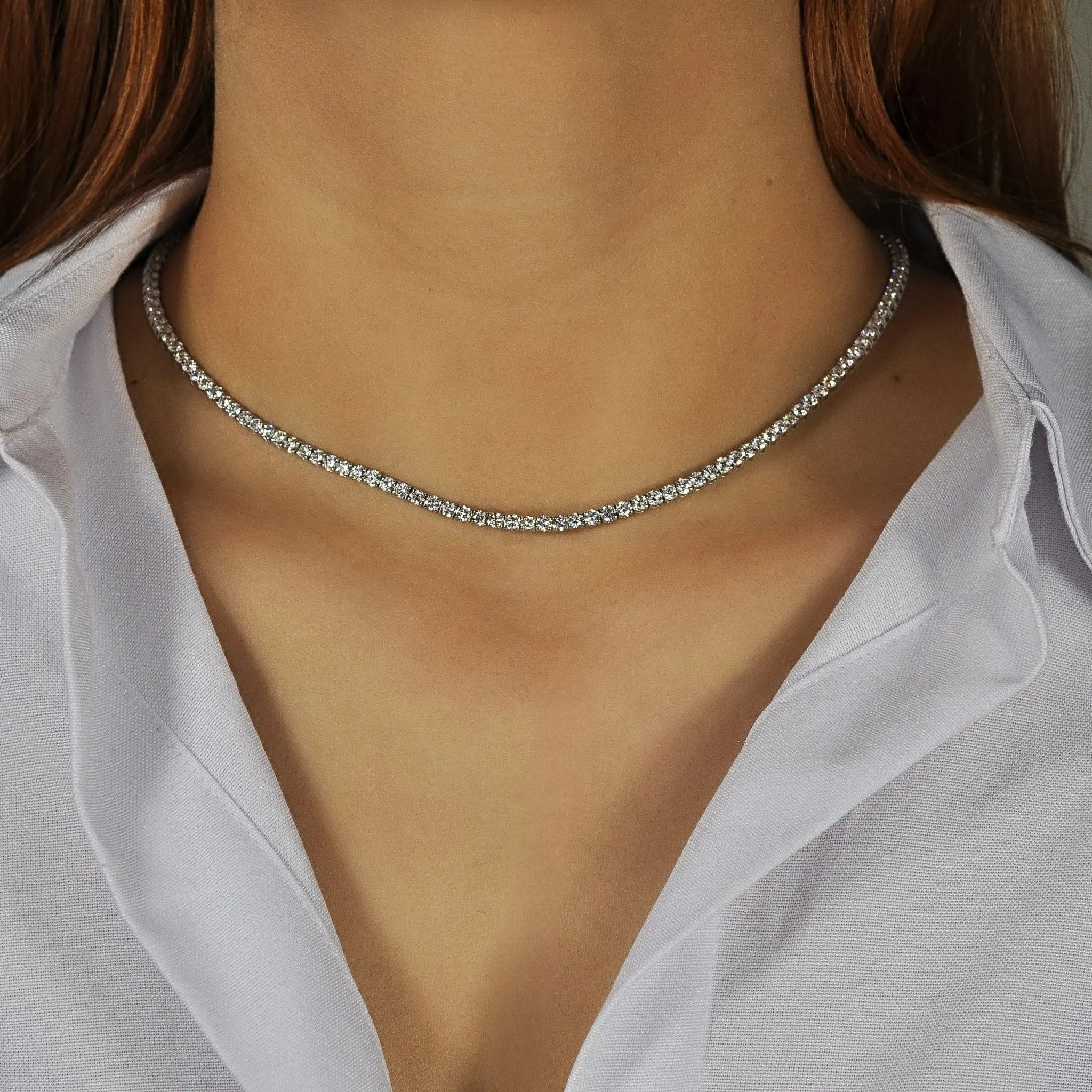 Etoile Diamond Tennis Necklace
