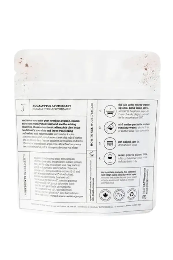 Eucalyptus Apothecary Crush Bath Soak - 4oz