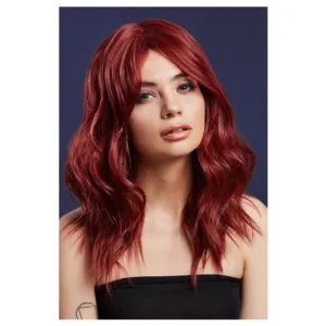 Fever Ashley Wig, Two Toned Blend, Ruby Red