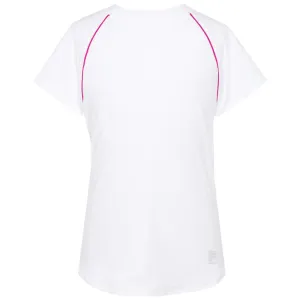 Fila Girls Core Short Sleeve - White/Pink Glow