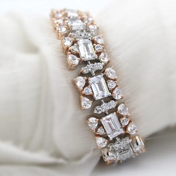 Fine Emerald Cut Tennis Bracelet
