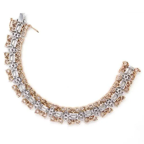 Fine Emerald Cut Tennis Bracelet
