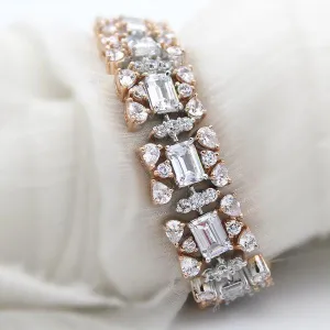Fine Emerald Cut Tennis Bracelet