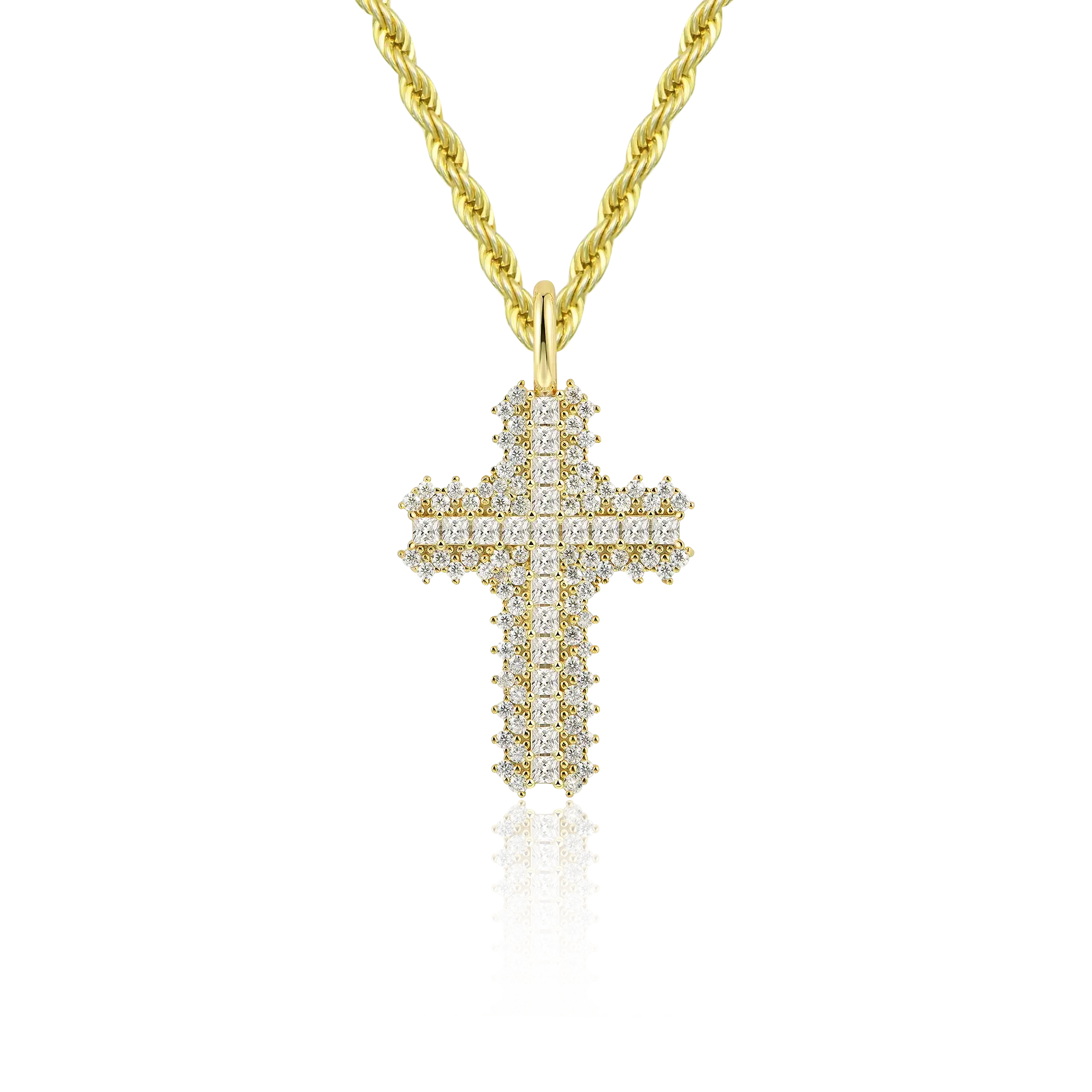 Flooded Cross Pendant