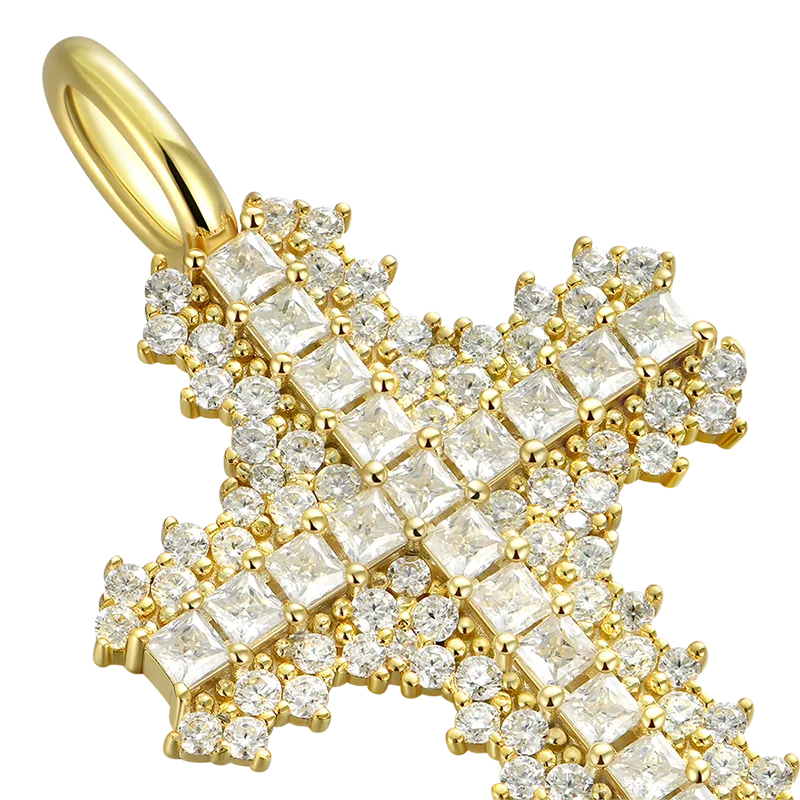 Flooded Cross Pendant