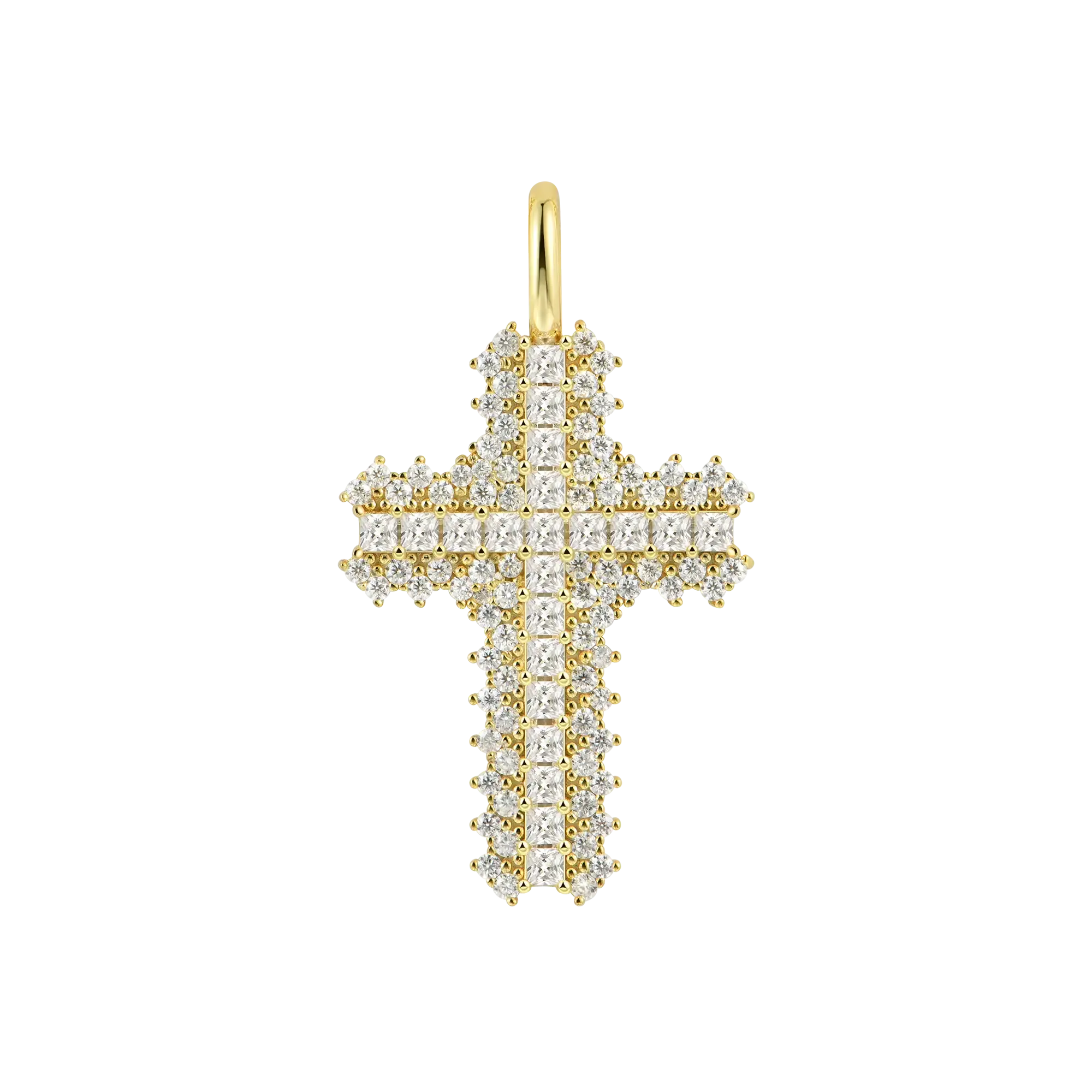 Flooded Cross Pendant