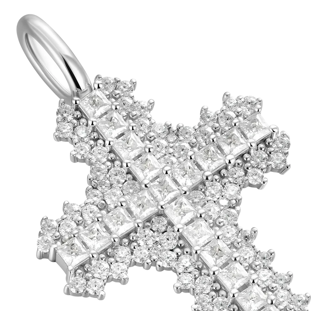 Flooded Cross Pendant