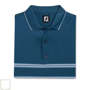 FootJoy Double Band Lisle Knit Collar-Previous Season Style M White (29599)