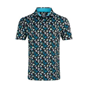 FootJoy Jungle Leaves Lisle Polo
