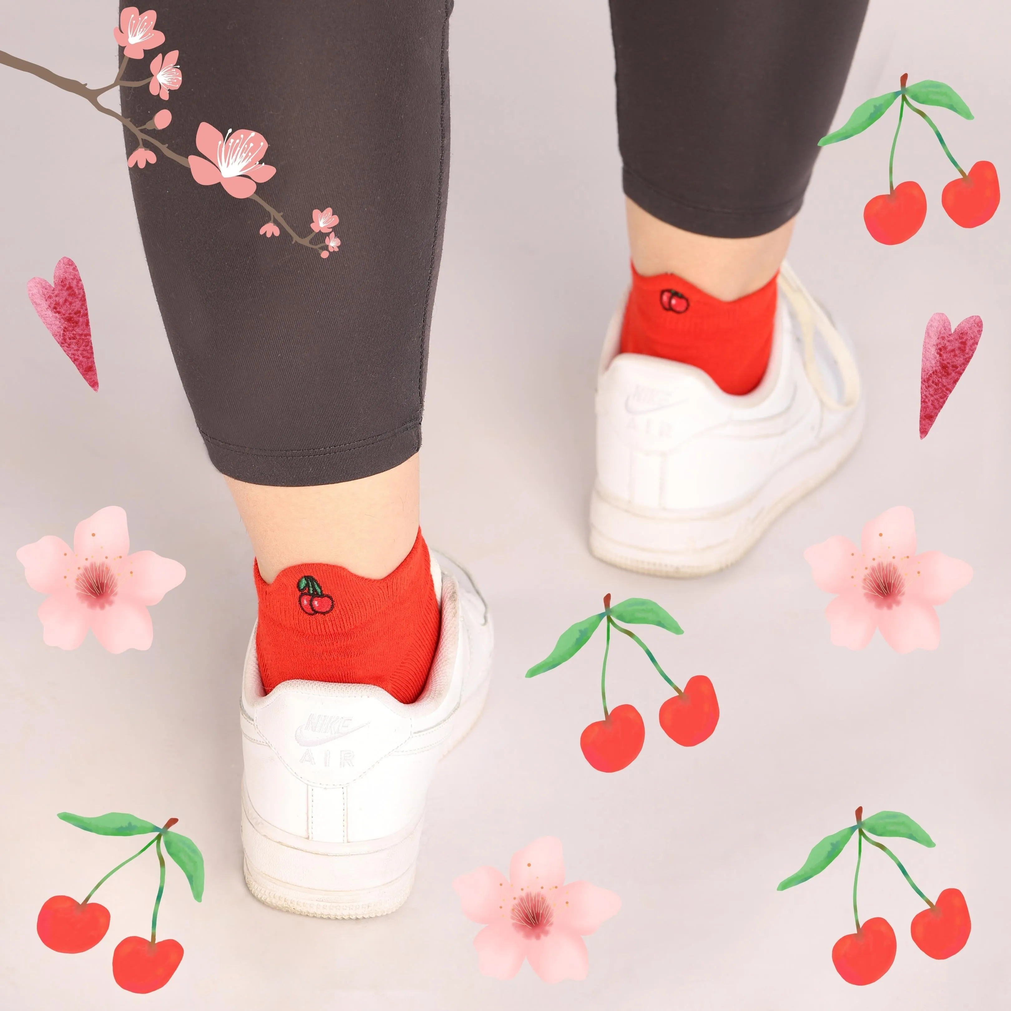 Fruity Liner Socks low cut