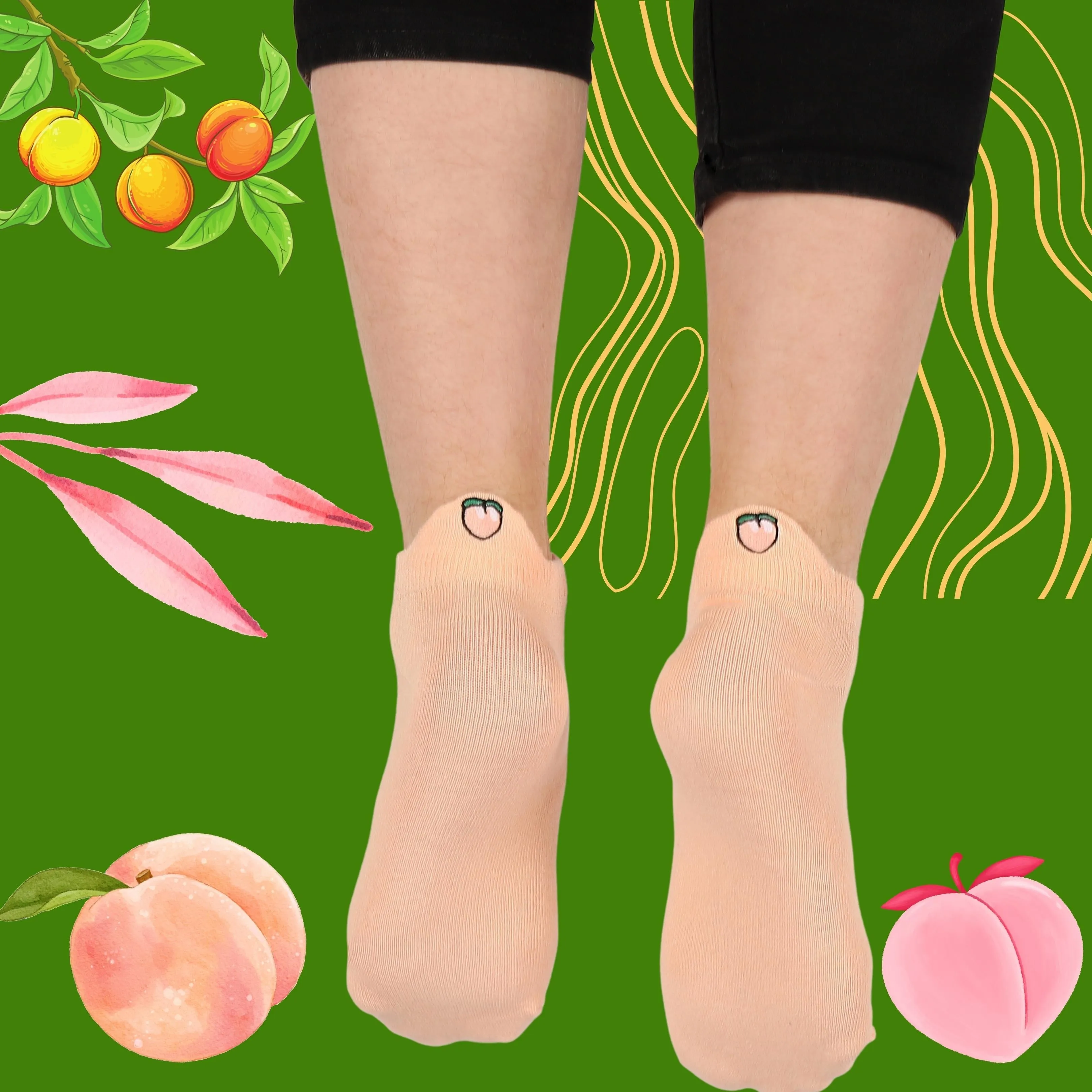 Fruity Liner Socks low cut