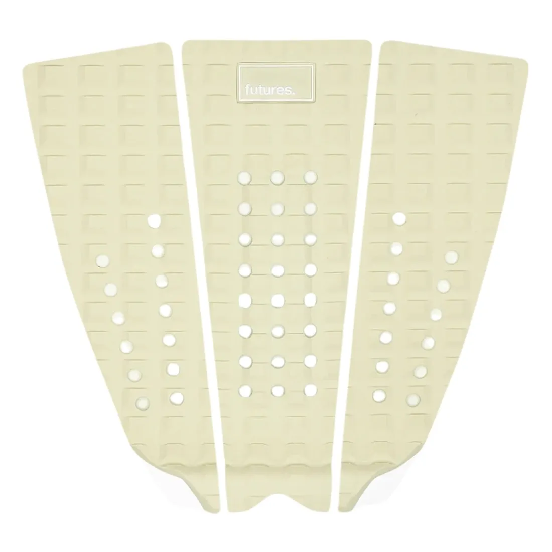 Futures Brewster Narrow Traction Surfboard Tail Pad - Cream
