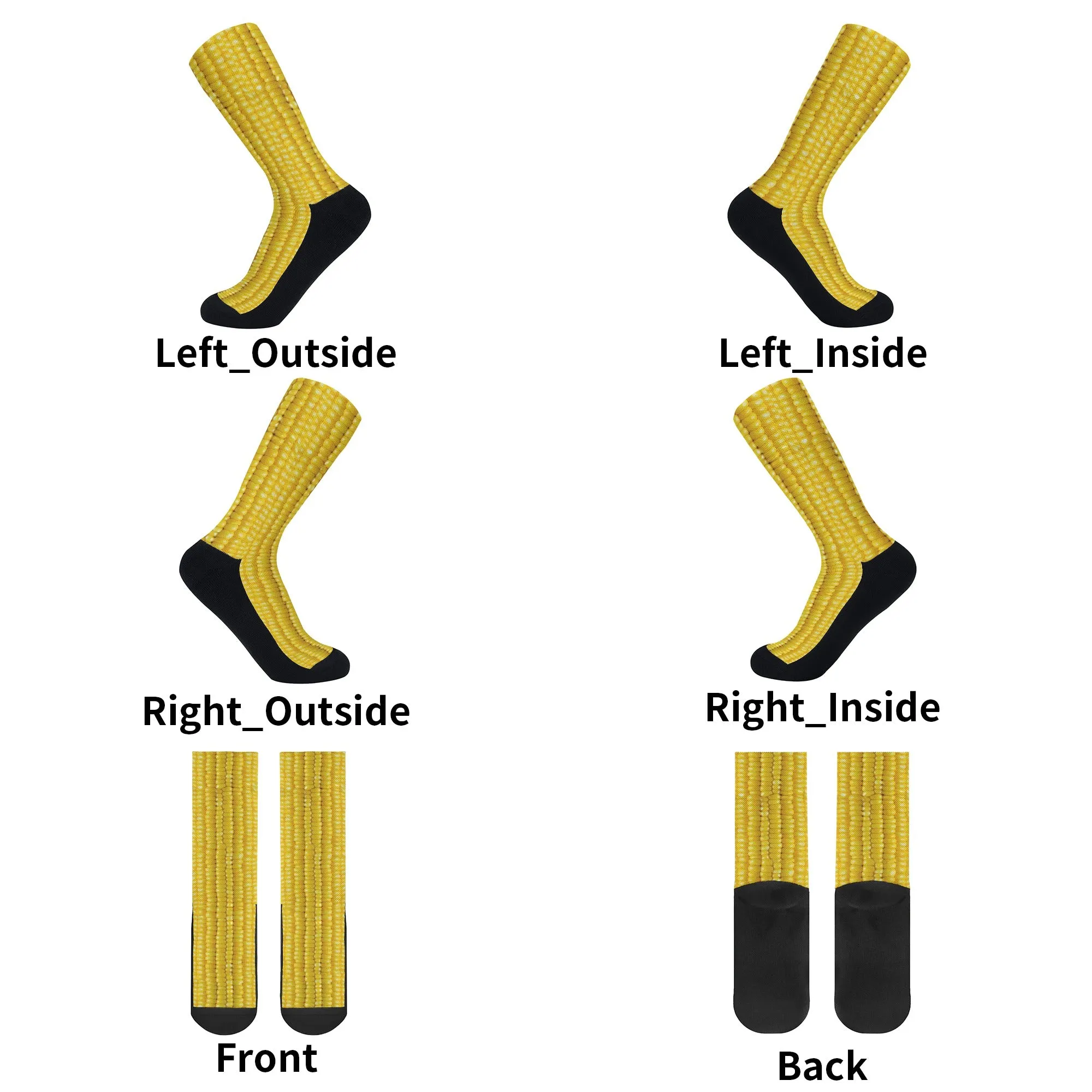 Garden Fresh Socks: Corn