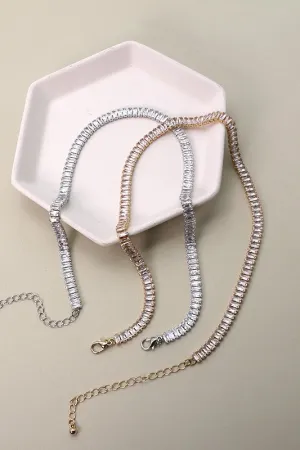 Genie Baguette Stone Necklace (2 Colors!)