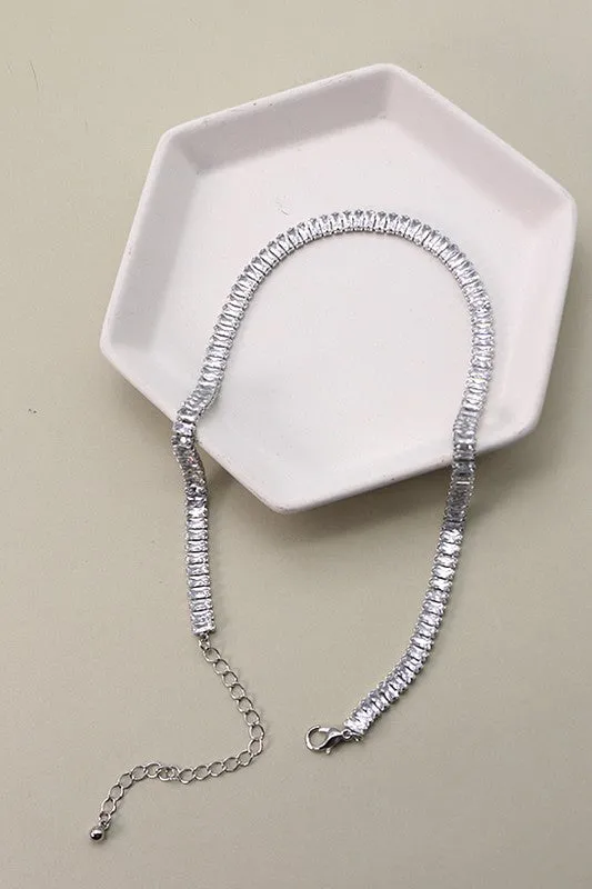 Genie Baguette Stone Necklace (2 Colors!)
