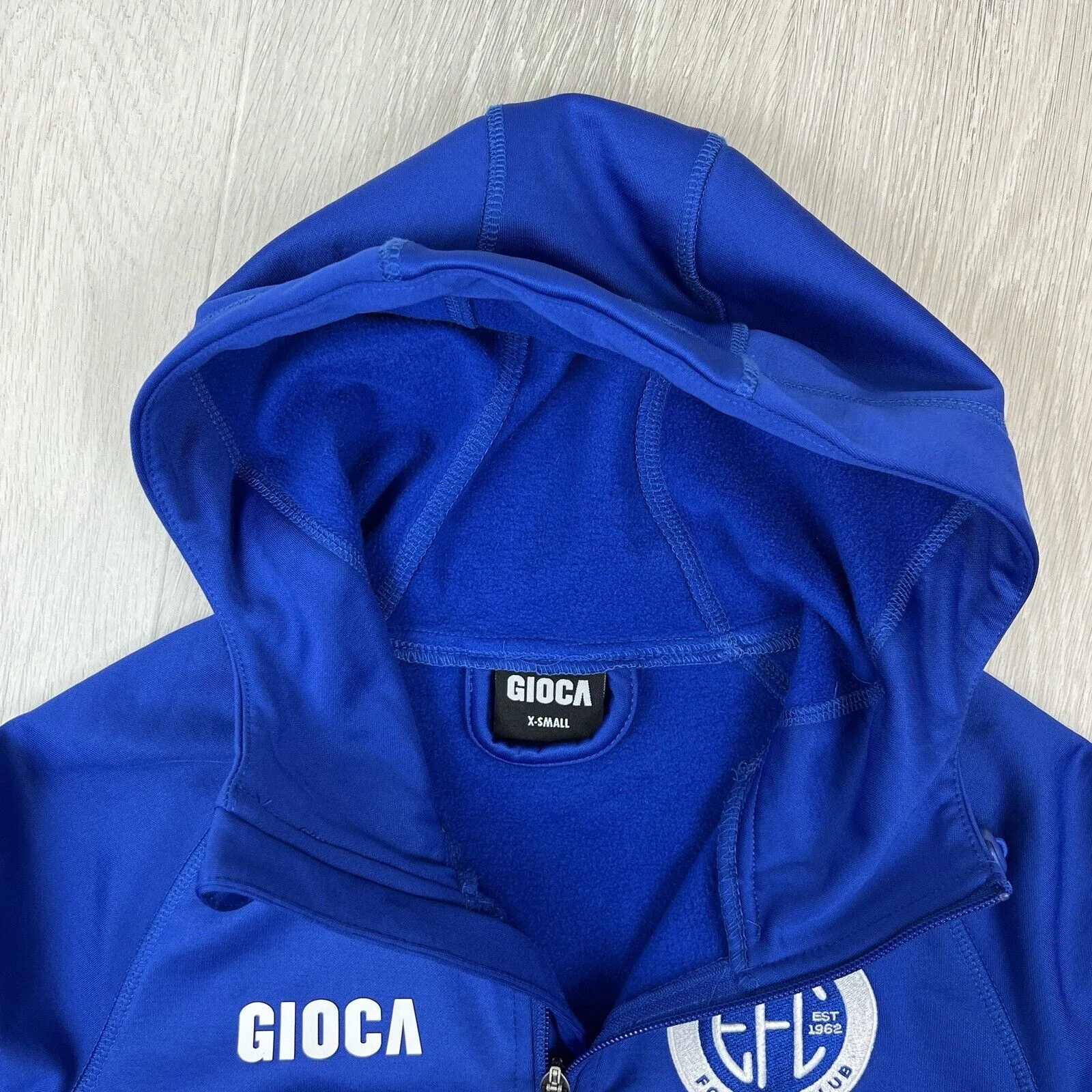 Gioca Full Zip Epping Football Club Soccer Hoodie Size XS