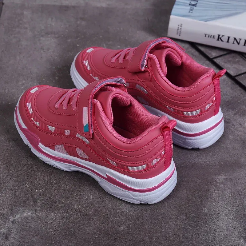 Girls Sport Shoes Waterproof Running Shoes Kids Sneakers Breathable Antislip Children Shoes