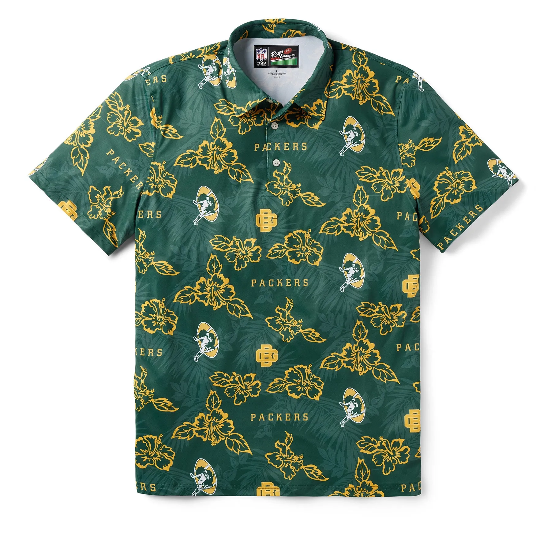 GREEN BAY PACKERS THROWBACK PERFORMANCE POLO