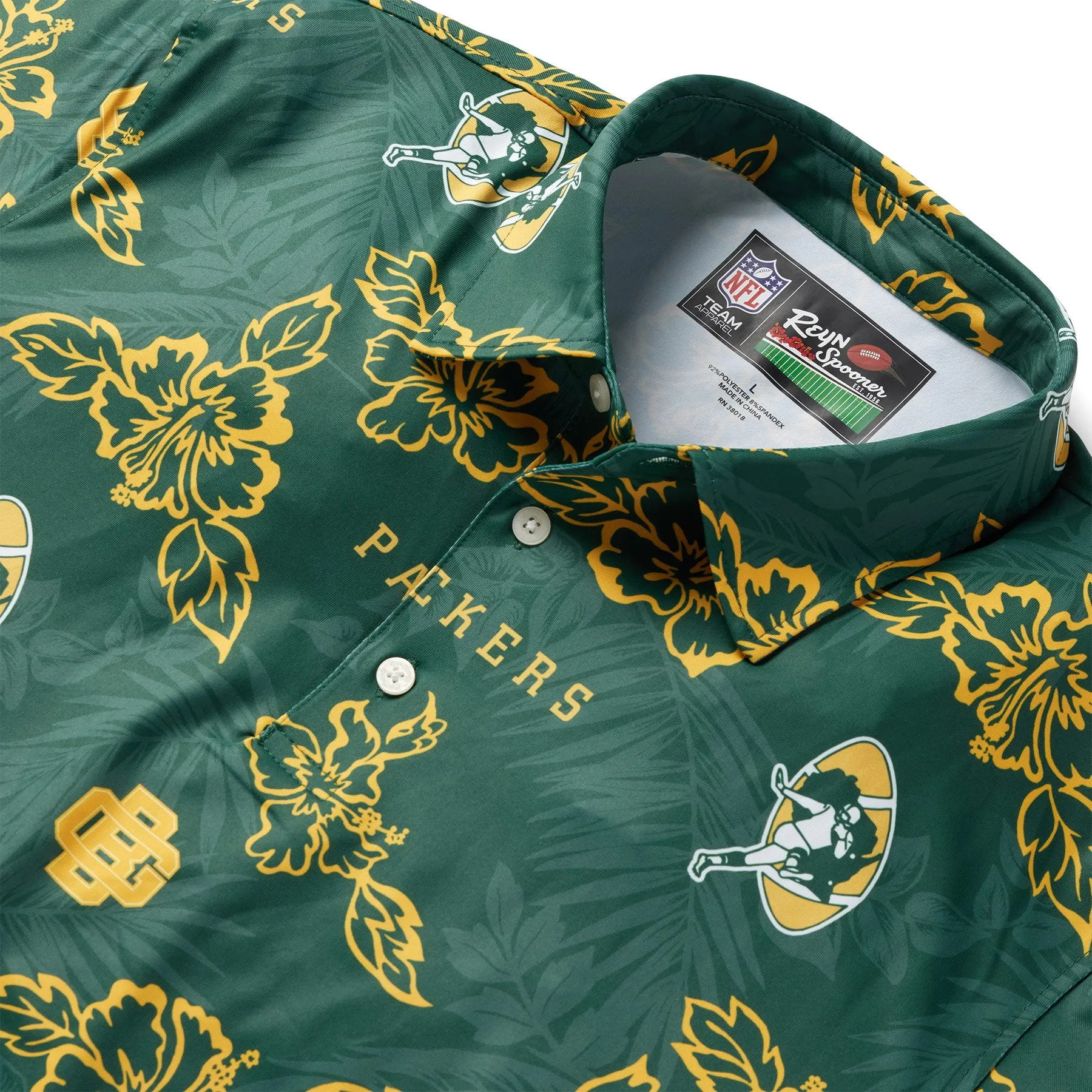 GREEN BAY PACKERS THROWBACK PERFORMANCE POLO