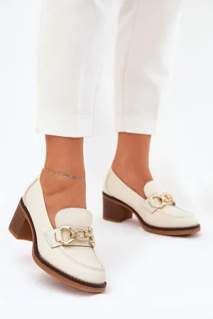 Heeled low shoes Step in style