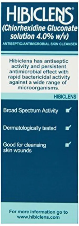 Hibiclens Antimicrobial and Antiseptic Skin Cleanser Liquid - 16 oz (Pack of 2)