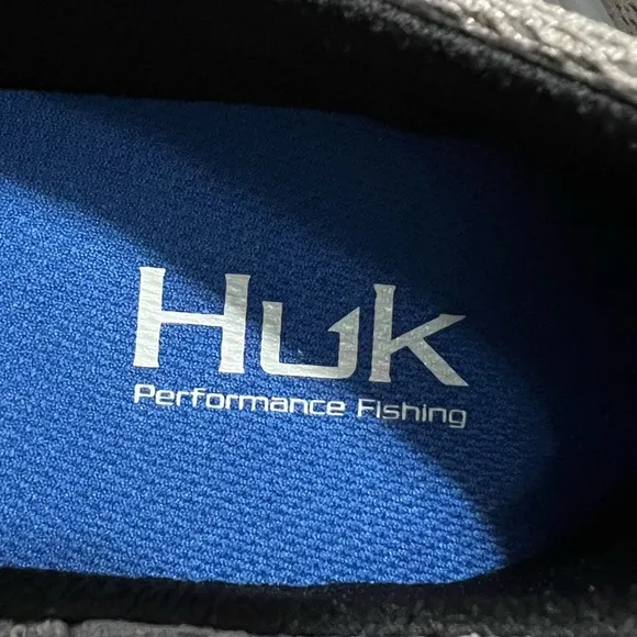 Huk Running Lakes Performance Brewster Slip On Tan Shoes Size 9