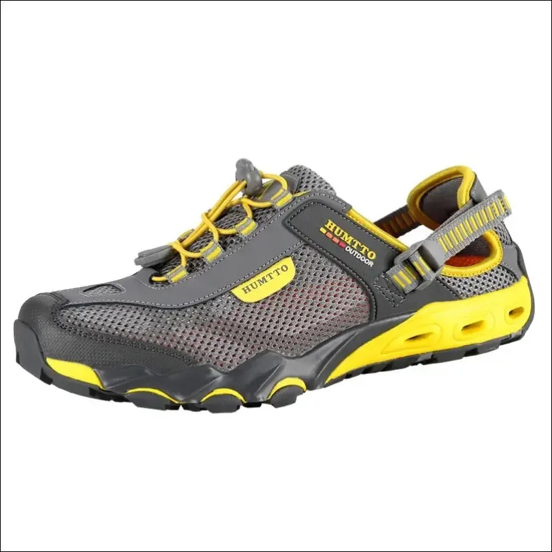 Humtto mens upstream shoes outdoor trekking wading aqua shoes breathable mesh quick drying