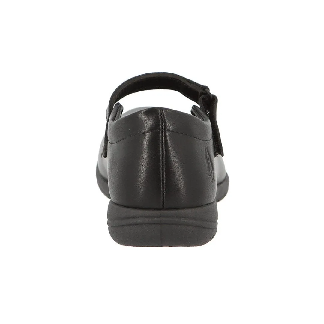 Hush Puppies: Little Kids Scarlett Black School Shoes