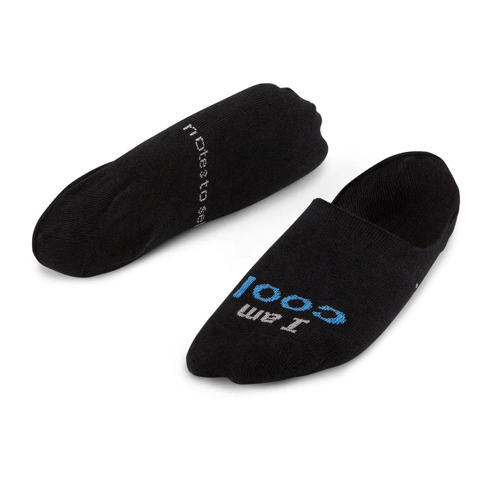 I am cool® black ultra low-cut socks