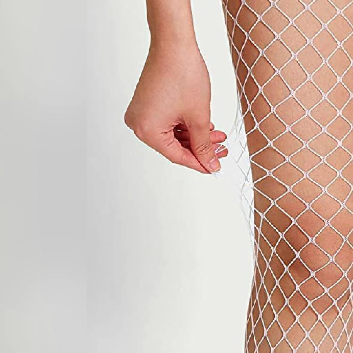 IN-STOCK - Clothing - Sexy White Fishnet Stockings