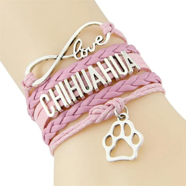 Infinity Love CHIHUAHUA Bracelet